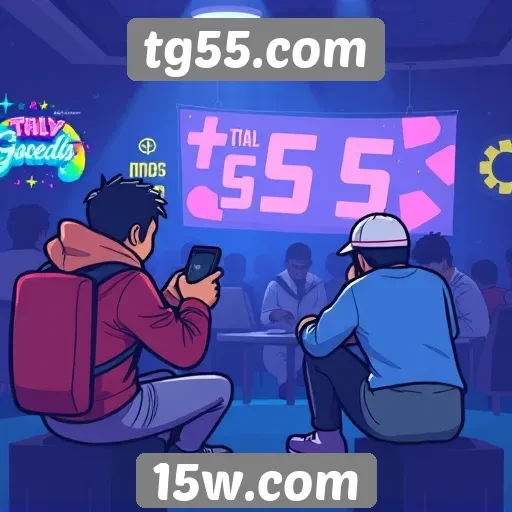 Exploração da comunidade de jogadores no tg55.com